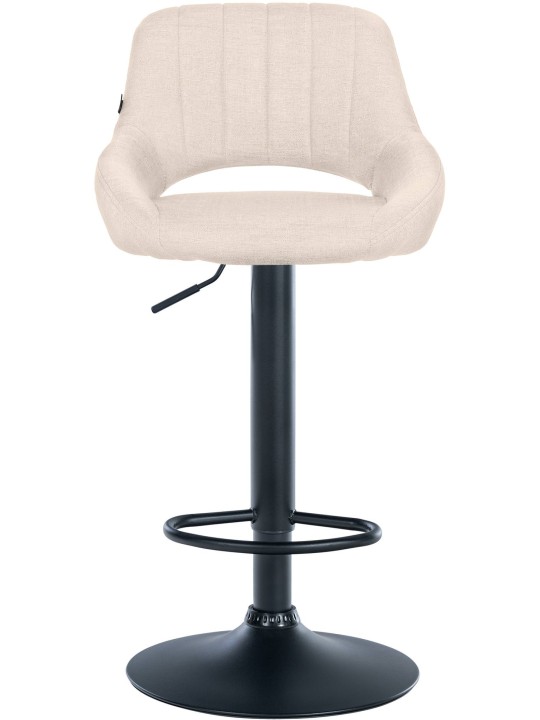 Sæt med 2 barstole Milet stof B, creme
