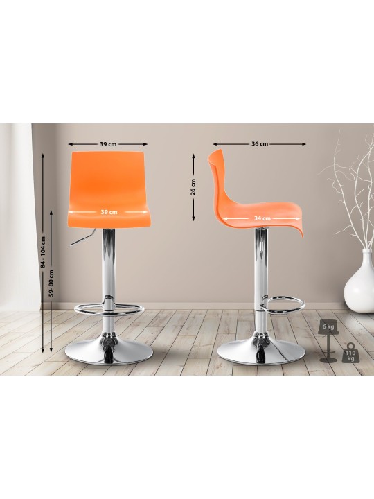 Barstol Hoover C, orange