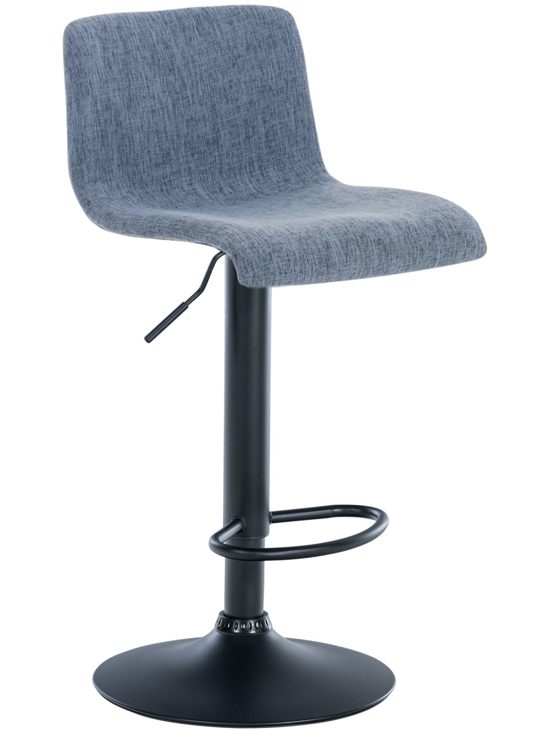 Barstol Hoover stof B, blå