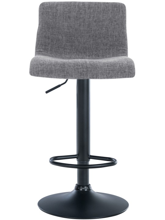Barstol Hoover stof B, lysegrå