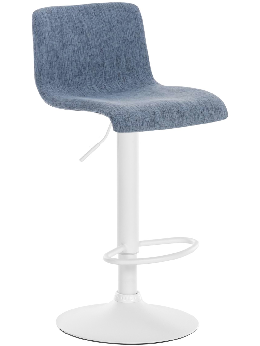 Barstol Hoover stof W, blå