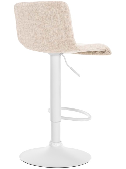 Barstol Hoover stof W, creme