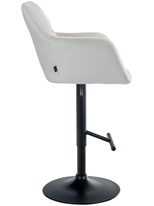 Barstol Natoma velvet, creme