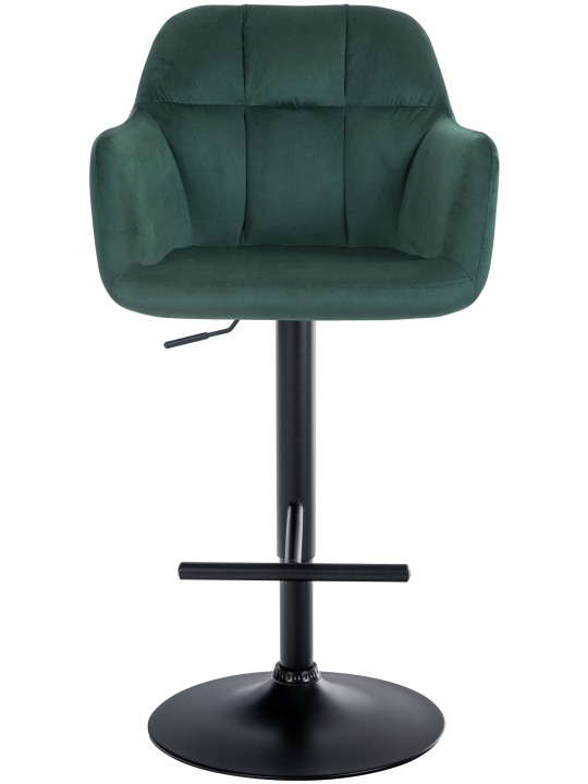 Barstol Natoma velvet, grøn
