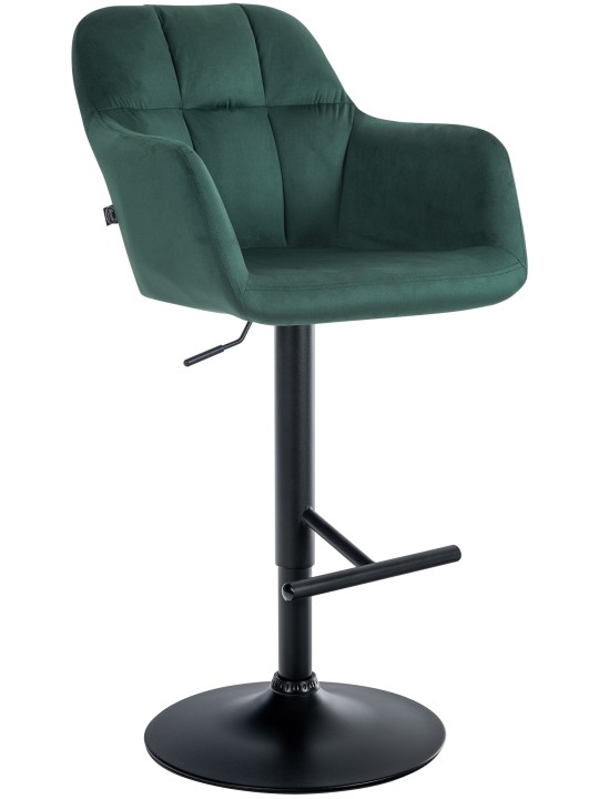 Barstol Natoma velvet, grøn
