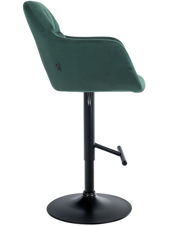 Barstol Natoma velvet, grøn