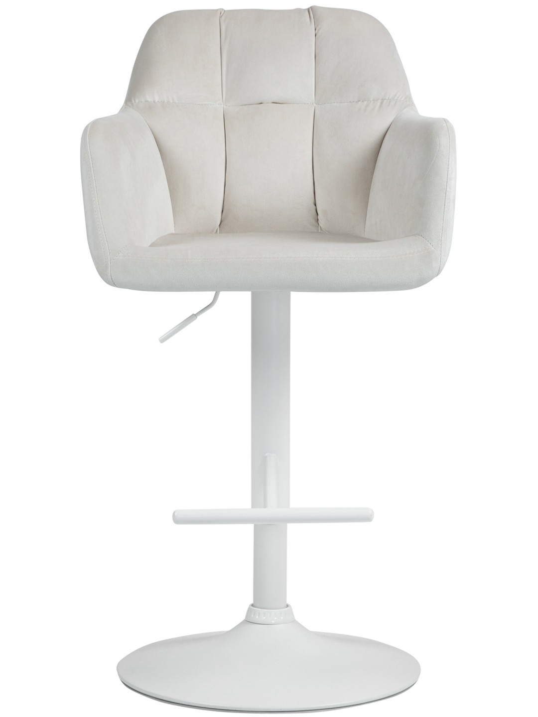 Barstol Natoma velvet, creme