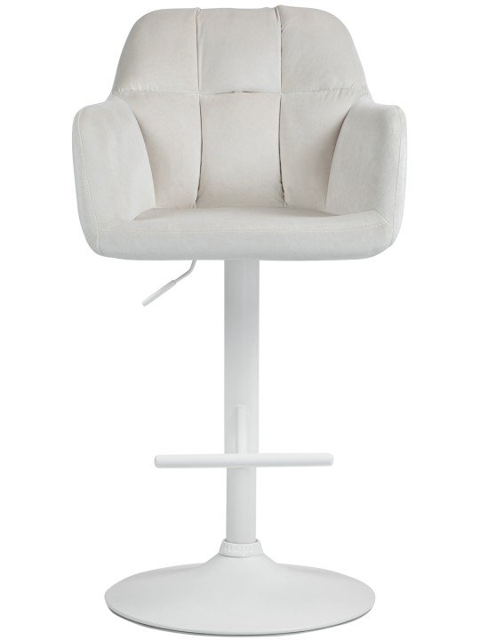 Barstol Natoma velvet, creme