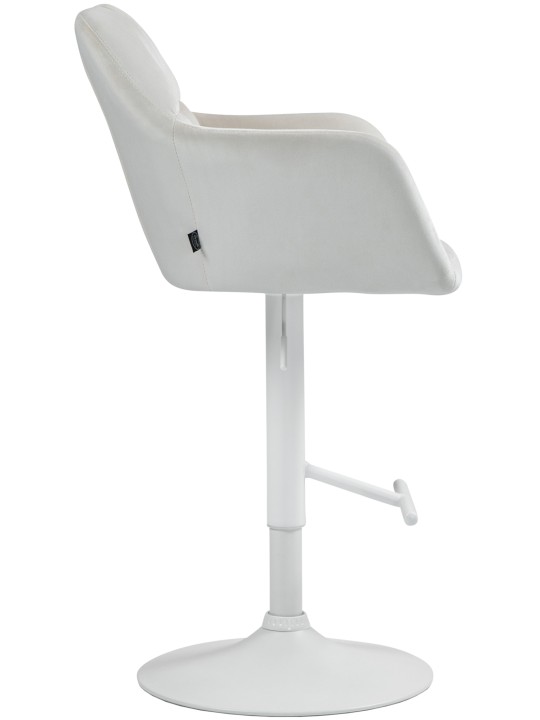 Barstol Natoma velvet, creme
