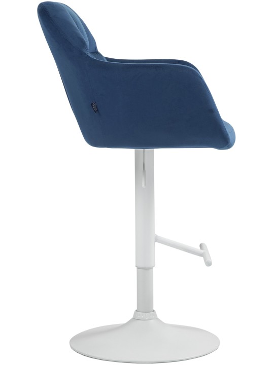 Barstol Natoma velvet, blå