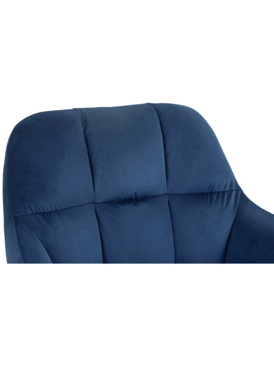 Barstol Natoma velvet, blå