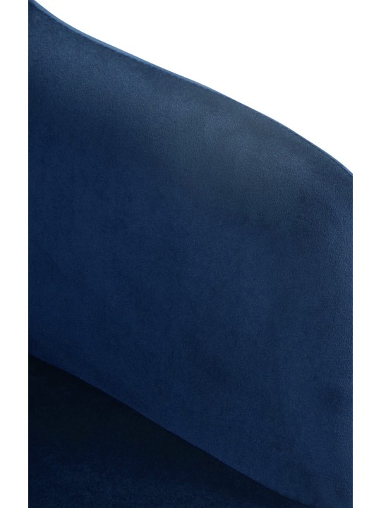 Barstol Natoma velvet, blå