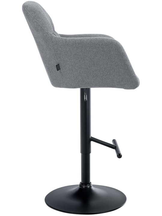Barstol Natoma stof, grå