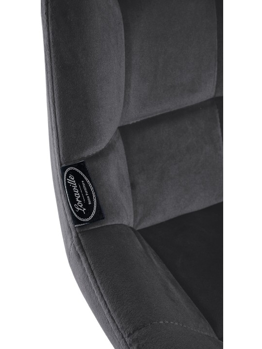 Barstol Weston velvet, mørkegrå Barstol Weston velvet, mørkegrå
