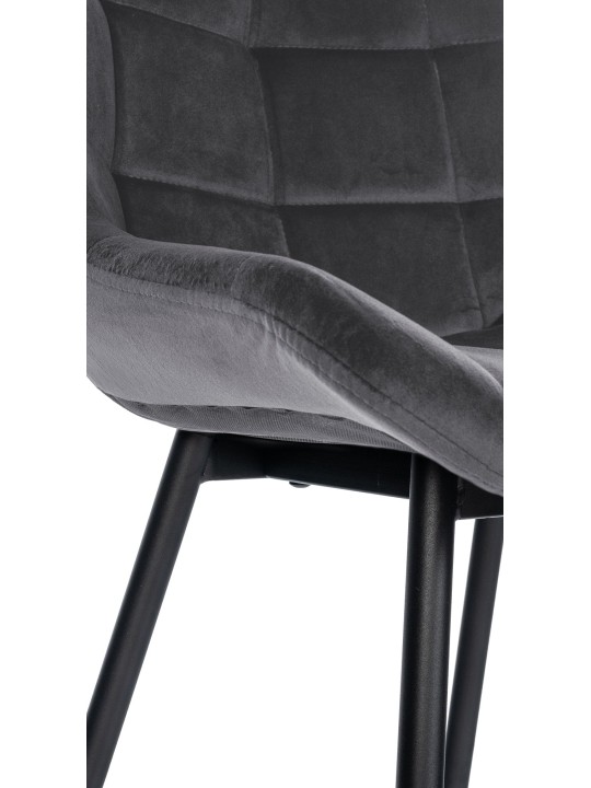 Barstol Weston velvet, mørkegrå Barstol Weston velvet, mørkegrå