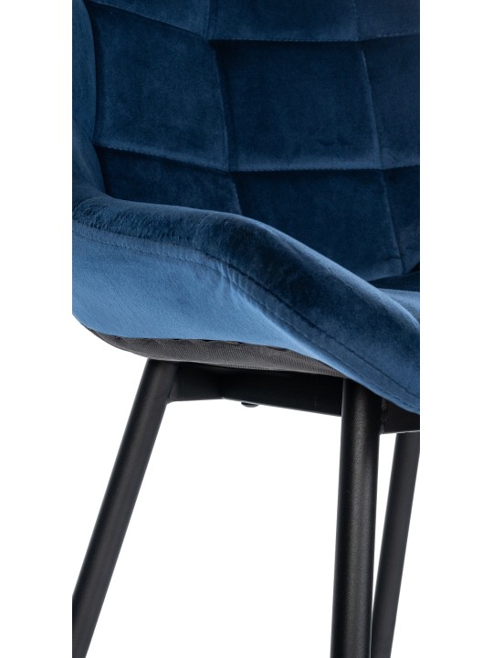 Barstol Weston velvet, blå Barstol Weston velvet, blå
