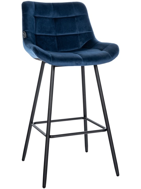 Barstol Weston velvet, blå Barstol Weston velvet, blå