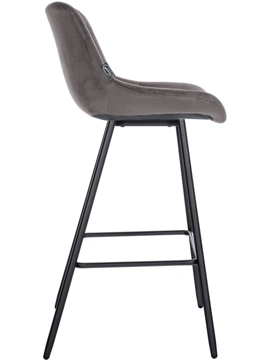 Barstol Weston velvet, grå Barstol Weston velvet, grå