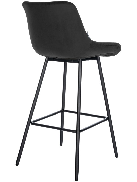 Barstol Weston velvet, sort Barstol Weston velvet, sort