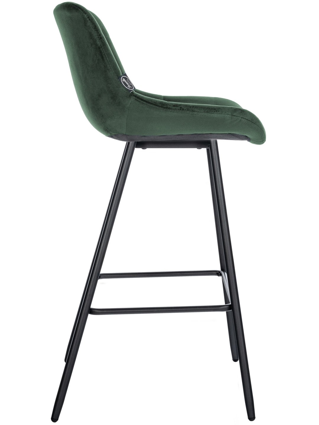 Barstol Weston velvet, mørkegrøn