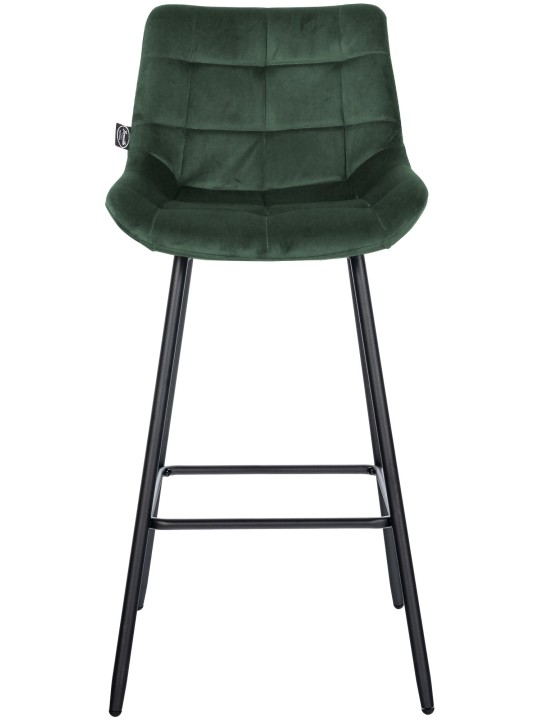 Barstol Weston velvet, mørkegrøn Barstol Weston velvet, mørkegrøn
