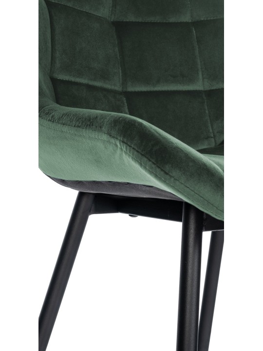 Barstol Weston velvet, mørkegrøn Barstol Weston velvet, mørkegrøn