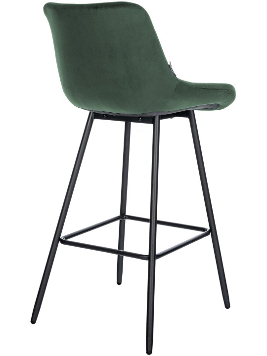 Barstol Weston velvet, mørkegrøn Barstol Weston velvet, mørkegrøn
