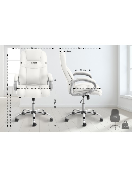 Kontorstol BIG Apollo, hvid
