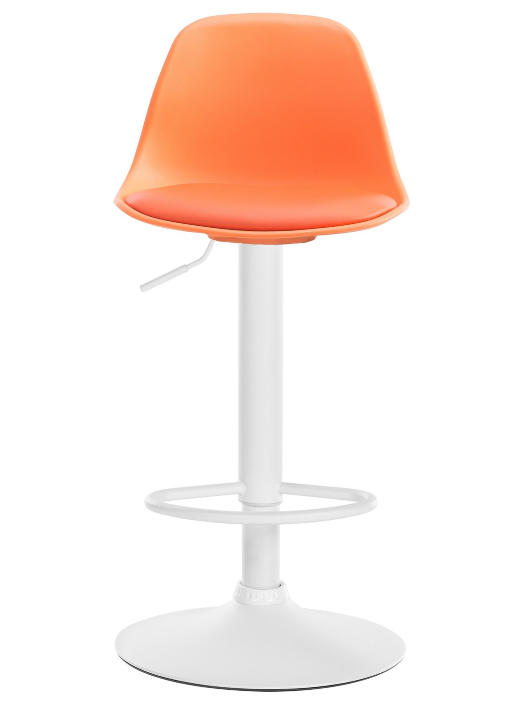 Barstol Kiel imiteret læder, orange