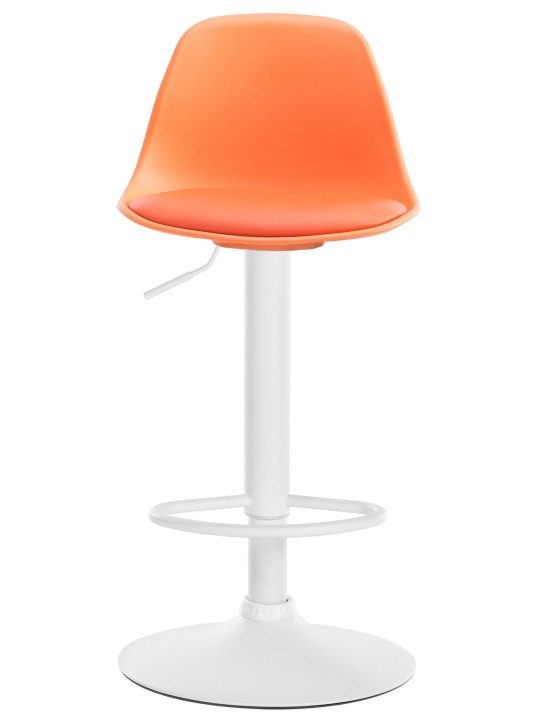 Barstol Kiel imiteret læder, orange
