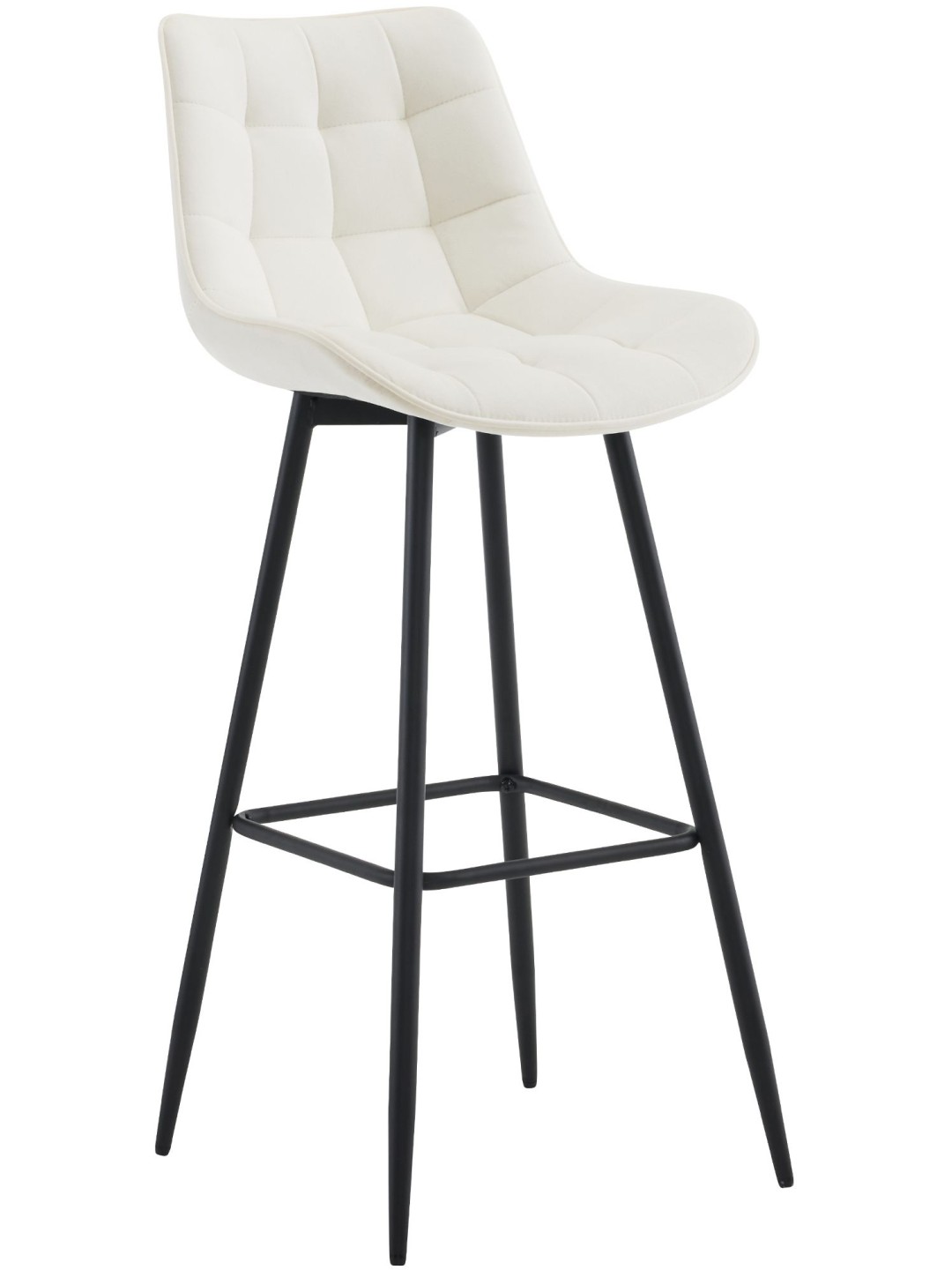 Barstol Dartford fløjl, creme