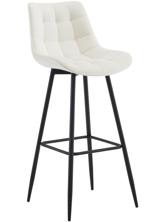 Barstol Dartford fløjl, creme