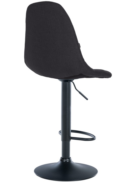 Barstol Elmore stof B, sort