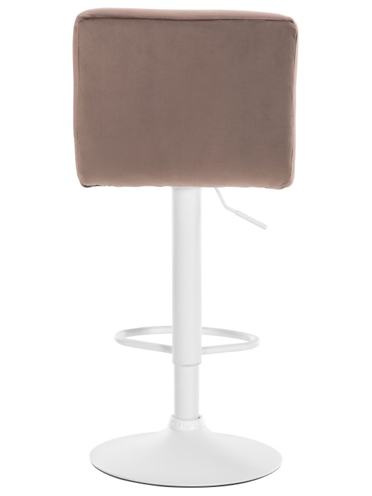 Barstol Peru fløjl, brun