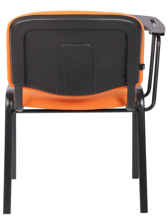 Sæt med 4 Ken stole med klapbordsstof, orange