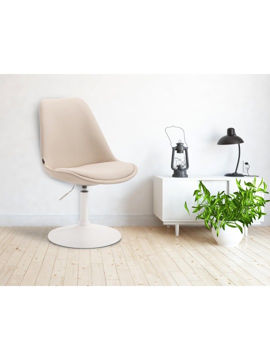 Stol Maverick W stof, creme Stol Maverick W stof, creme