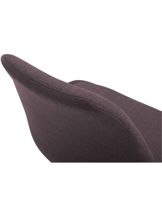 Stol Maverick C stof, brun