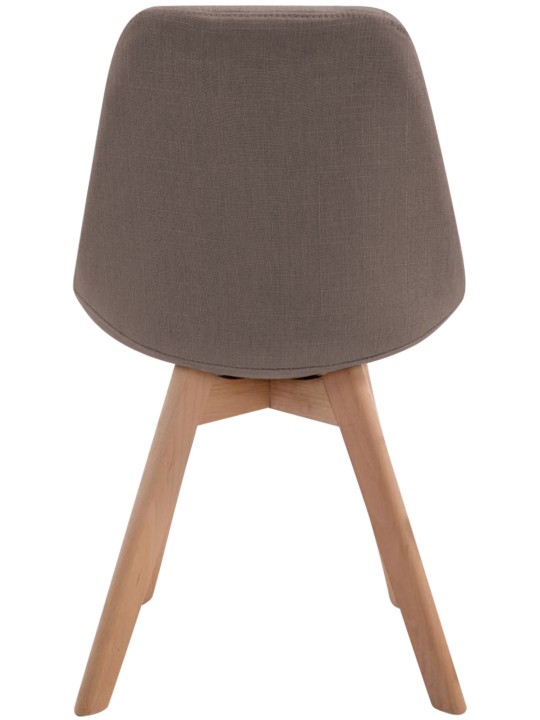 Besøgsstol Borneo V2 Natura stof, taupe