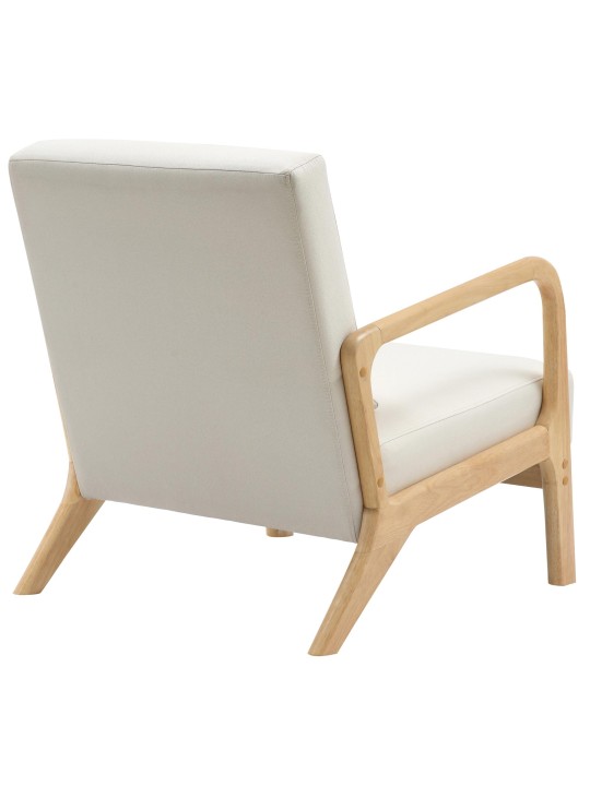 Lænestol Hibbing stof, creme