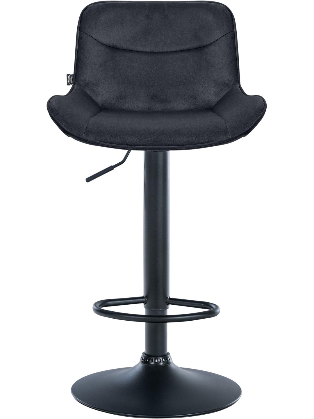 Barstol Vonore velvet, sort