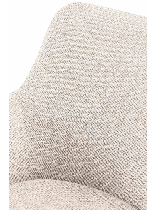 Spisestuestol Olema stof, creme