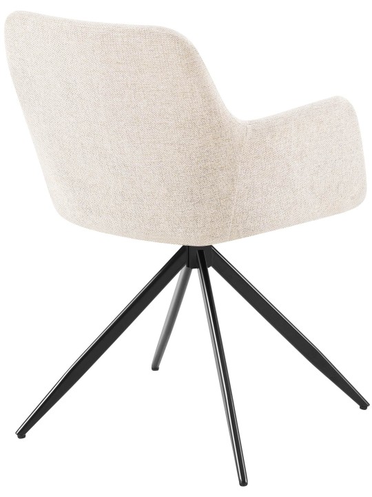 Spisestuestol Olema stof, creme