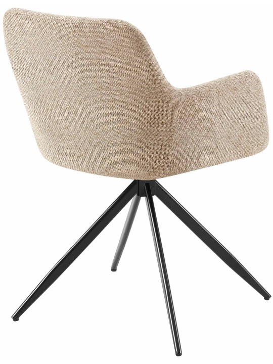 Spisestuestol Olema stof, taupe