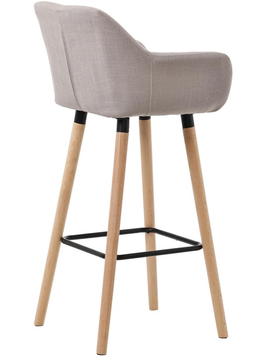 Sæt med 2 barstole Grant stof, taupe Sæt med 2 barstole Grant stof, taupe