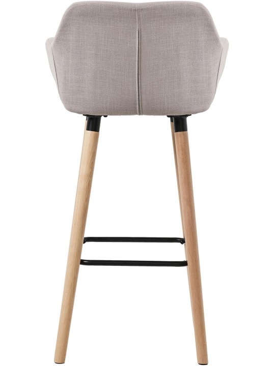 Sæt med 2 barstole Grant stof, taupe Sæt med 2 barstole Grant stof, taupe