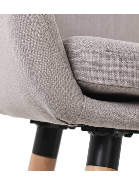 Sæt med 2 barstole Grant stof, taupe Sæt med 2 barstole Grant stof, taupe
