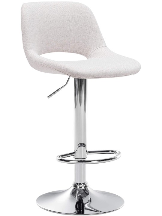 Barstol Camden stof krom, creme Barstol Camden stof krom, creme