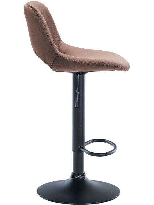 Barstol Camden velvet, brun