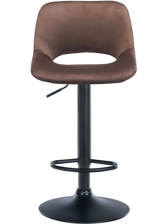 Barstol Camden velvet, brun