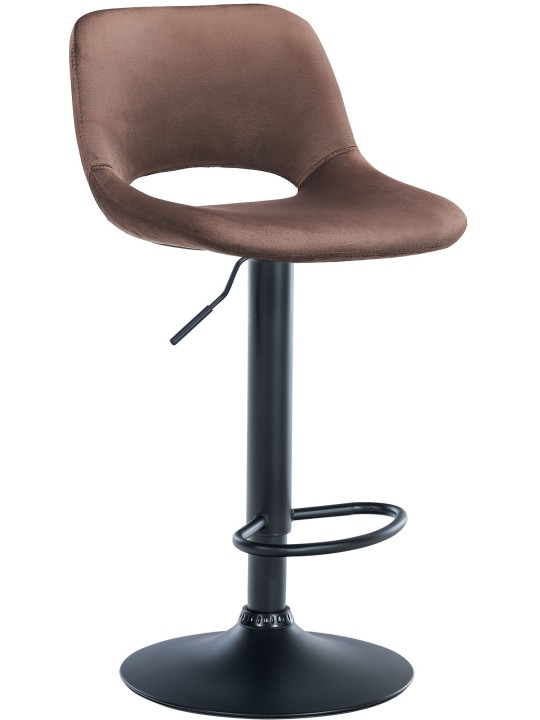 Barstol Camden velvet, brun